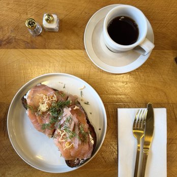 Renegade By Devout Coffee - Smoked Salmon Toast and Halo Pour Over - Coffee & Tea Near Me - Fremont, California