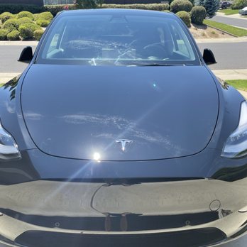 The Gold Wurks - they look like water spots but they're actually the clouds above - Auto Detailing Near Me - Roseville, California