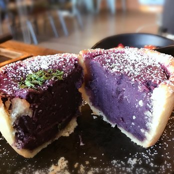 Aroma Craft Coffee - 100% purple yam tart. Sooo good! - Coffee Roasteries Near Me - Walnut, California