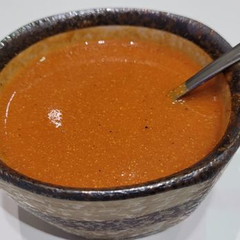 MCI Cafe - Vegan Tomato Saffron Bisque - Cafes Near Me - Miami, Florida