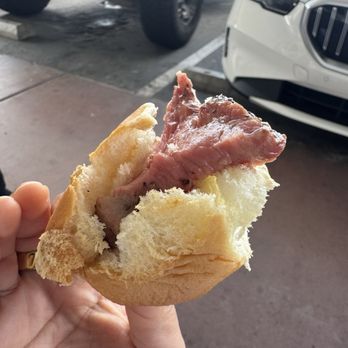 JW Hayes BBQ - Tri tip in bread roll - Barbeque Near Me - Newport Beach, California