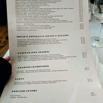 La Vinia - Menu - Spanish Near Me - Toronto, Ontario