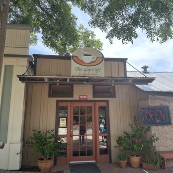 The Gap Café by Perini Ranch - Outside - Cafes Near Me - Buffalo Gap, Texas