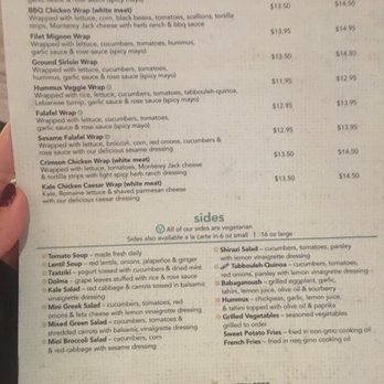 Crimson - Menu - Mediterranean Near Me - Santa Monica, California Crimson - Menu - Mediterranean Near Me - Santa Monica, California