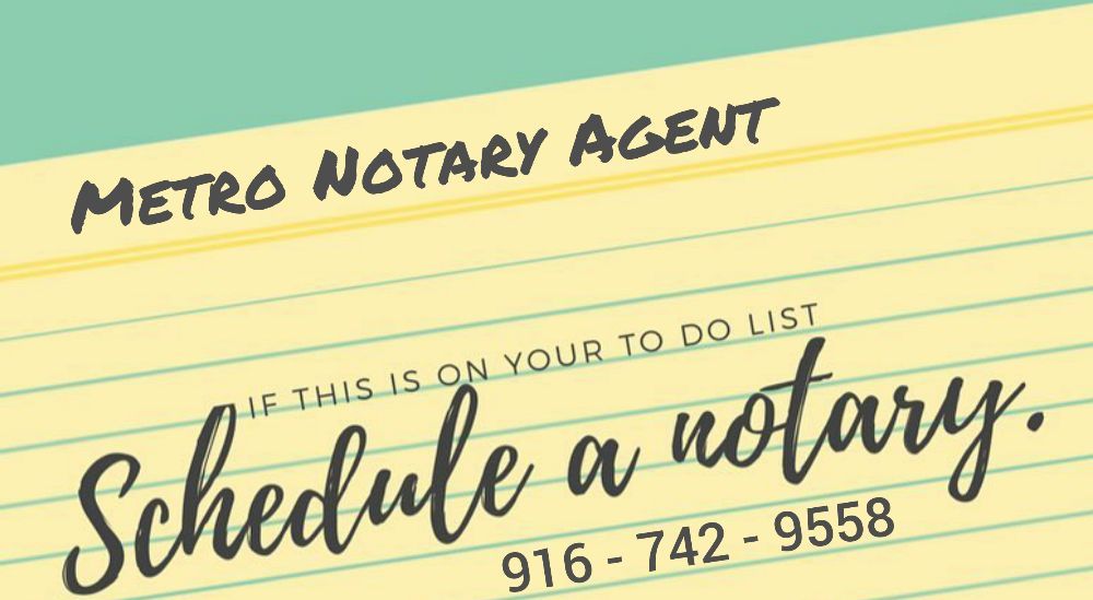 METRO NOTARY AGENT Updated September 2024 7549 Greenhaven Dr