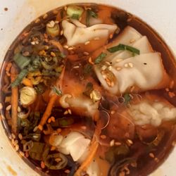 Royal Dumplings House - Wontons in chili oil. great flavors