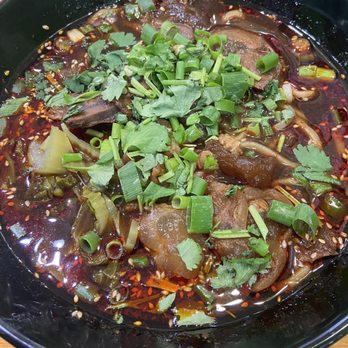 Seasons Taiwanese Eatery - Retro Spicy Beef and Tendon Noodle, Level 2 spice - Taiwanese Near Me - Honolulu, Hawaii Seasons Taiwanese Eatery - Retro Spicy Beef and Tendon Noodle, Level 2 spice - Taiwanese Near Me - Honolulu, Hawaii