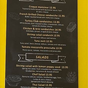 Petit Poussin Cafe - Menu - Cafes Near Me - Deerfield Beach, Florida