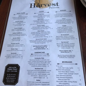 Harvest Bar + Kitchen - Menu - Pizza Near Me - Columbus, Ohio Harvest Bar + Kitchen - Menu - Pizza Near Me - Columbus, Ohio