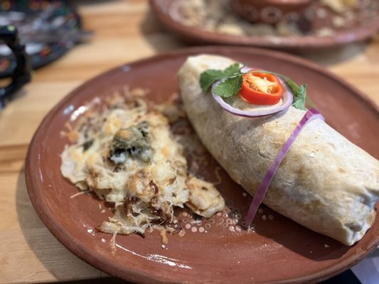 Los Chilaquiles Mexican Breakfast by null