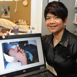 Eternally Beautiful - Eternally Beautiful owner Shamila, featured in the Kitchener Record for her work in Podology in St. Kitt's!
