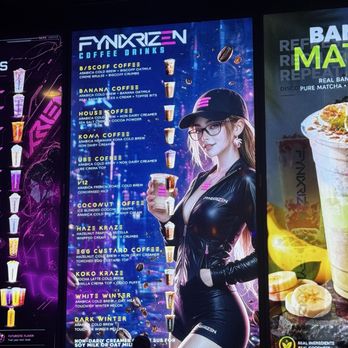 Fynix Rizen - not family-friendly AI-generated big tiddy anime girl - Bubble Tea Near Me - Westminster, California