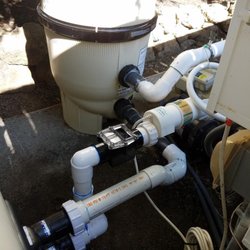 Installation of Heater, Clean and Clear Filter, Chemical Check Valve and Cleaning of Salt Cell