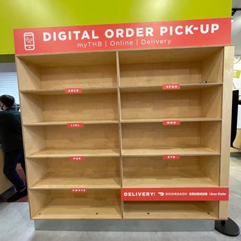 THB Bagelry & Deli - Online orders can quickly be picked up from the racks near the kitchen. - Bagels Near Me - Owings Mills, Maryland THB Bagelry & Deli - Online orders can quickly be picked up from the racks near the kitchen. - Bagels Near Me - Owings Mills, Maryland