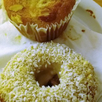 Temple Coffee - Morning glory donut and morning glory raspberry muffin - both vegan - Coffee & Tea Near Me - Davis, California Temple Coffee - Morning glory donut and morning glory raspberry muffin - both vegan - Coffee & Tea Near Me - Davis, California