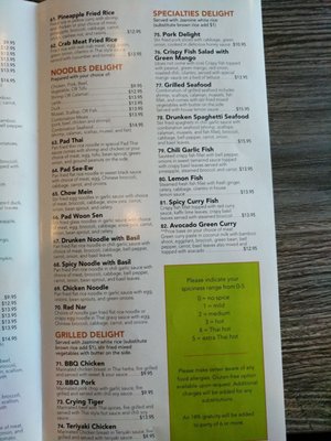 Menu photo 6 Thai Delight Phoenix, AZ
