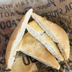 Viva Chicken - Ciabatta bread for the steakhouse chili