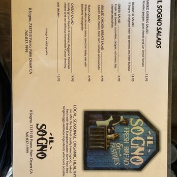 Il Sogno - Breakfast & Brunch Near Me - Palm Desert, California