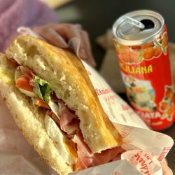 All’Antico Vinaio - La Summer with blood orange soda