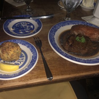 Dobbin House Tavern - Filet, sweet potato, crab cake - Bars Near Me - Gettysburg, Pennsylvania