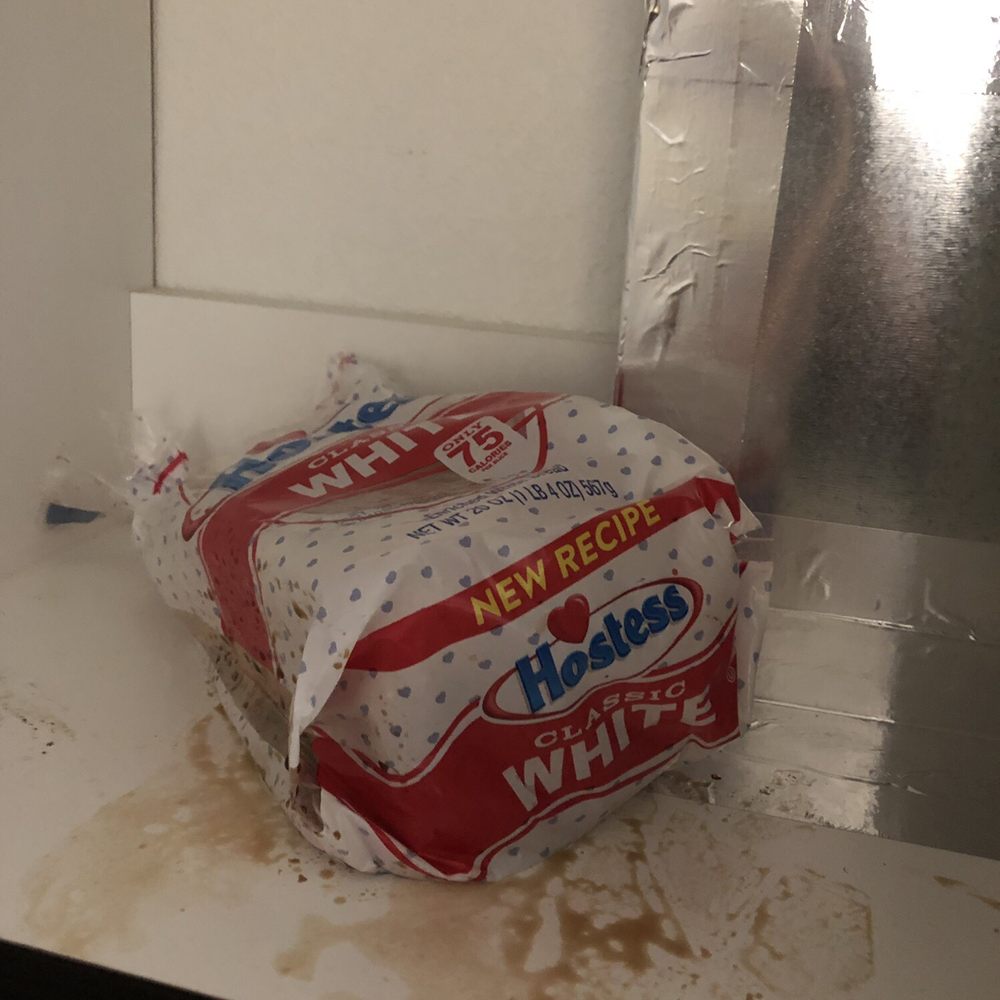 Molded watery bread in the cabinet Molded watery bread in the cabinet