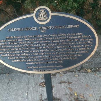 Toronto Public Library - Yorkville Library - Libraries Near Me - Toronto, Ontario