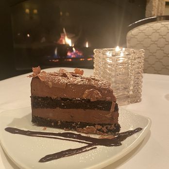 Marigold Bistro - Double chocolate mousse cake - New American Near Me - Colorado Springs, Colorado Marigold Bistro - Double chocolate mousse cake - New American Near Me - Colorado Springs, Colorado