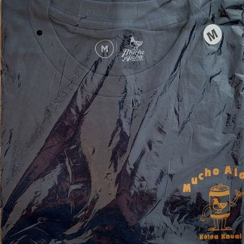 Mucho Aloha Brewhouse - Souvenir Logo T-Shirt Grey M $35.00 (04/25/26). @MuchoAlohaBrewhouse @OldKoloa #Koloa #Kauai #Hawaii #CraftBeer #Beer - Brewpubs Near Me - Koloa, Hawaii