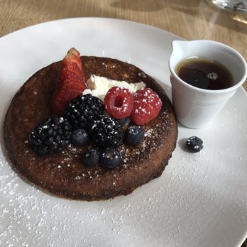 Shaker + Spear - cornmeal ricotta pancake - Seafood Near Me - Seattle, Washington Shaker + Spear - cornmeal ricotta pancake - Seafood Near Me - Seattle, Washington