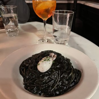 Bacaro - Squid ink pasta- a bit plain but not bad! - Italian Near Me - New York, New York