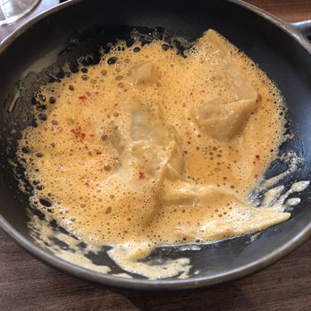 Les Cocottes - Langoustine ravioli with foamed Langoustine sauce - Bistros Near Me - Paris, 01 Les Cocottes - Langoustine ravioli with foamed Langoustine sauce - Bistros Near Me - Paris, 01