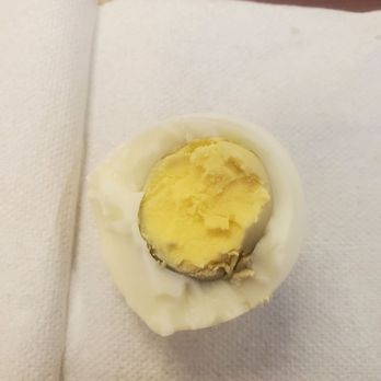 Violet Hill Farm - a hard boiled egg on a napkin - Farmers Market Near Me - Manhattan, New York