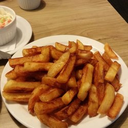 Cazs Great Fish - Huge portion of side of fries, extra crispy done just right.