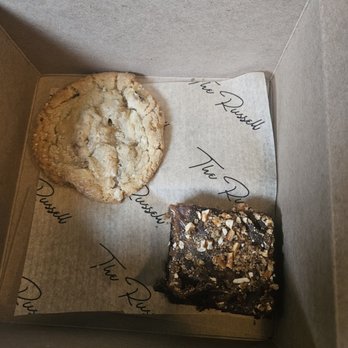 The Russell - Salted caramel cookie, chocolate pretzel bar - Salad Near Me - Kansas City, Missouri The Russell - Salted caramel cookie, chocolate pretzel bar - Salad Near Me - Kansas City, Missouri