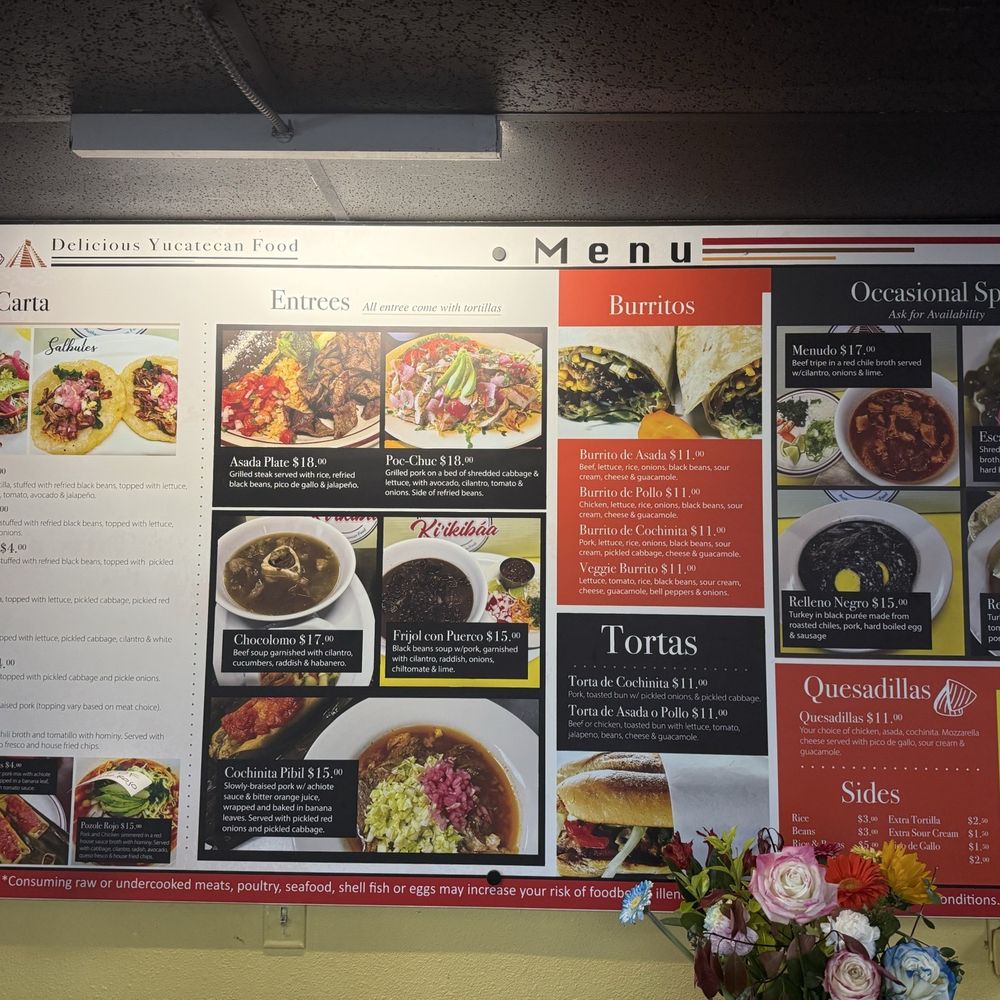 Ki’ikibáa - Menu April 2016 - Mexican Near Me - Portland, Oregon