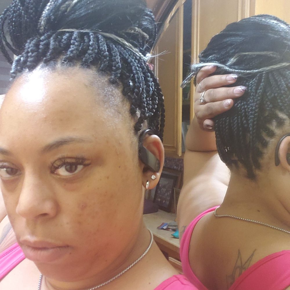 Rose African Braids - Front and back - Hair Extensions Near Me Rose African Braids - Front and back - Hair Extensions Near Me