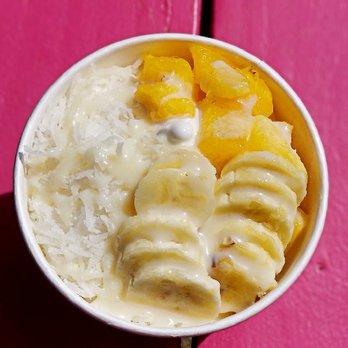 Ono Yo - Acai yogurt with local fruits, large size $9 - Ice Cream & Frozen Yogurt Near Me - Kahuku, Hawaii Ono Yo - Acai yogurt with local fruits, large size $9 - Ice Cream & Frozen Yogurt Near Me - Kahuku, Hawaii