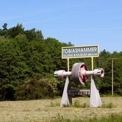 Tobiashammer Technisches Denkmal - Hinweis auf Museum