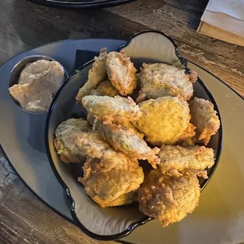 The Vault - Fried pickles! - American Near Me - Pompano Beach, Florida The Vault - Fried pickles! - American Near Me - Pompano Beach, Florida