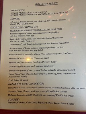 Menu photo 2 Buenos Aires New York, NY