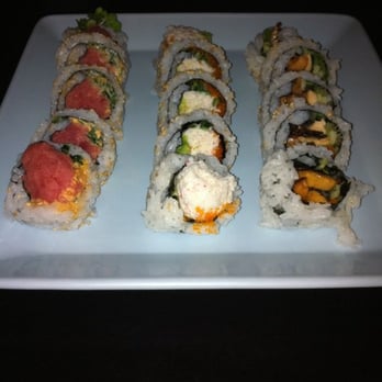 Edomasa Sushi Bar & Restaurant - Spicy Tuna, California & Salmon Skin Roll - Japanese Near Me - Santa Barbara, California