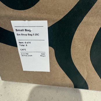 Starbucks - Bag of snacks cookie brownies and Iced Lemon Loaf - Coffee & Tea Near Me - San Francisco, California Starbucks - Bag of snacks cookie brownies and Iced Lemon Loaf - Coffee & Tea Near Me - San Francisco, California