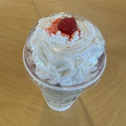 Whit's Frozen Custard of South Asheville - Black raspberry milkshake