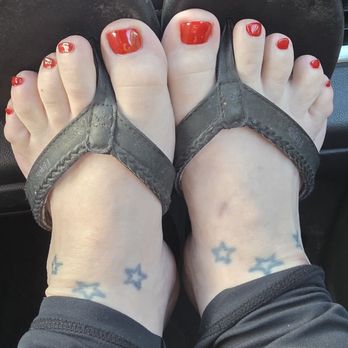 Monet Spa & Nails - Deluxe Pedicure with red Gel polish - Nail Salons Near Me - Sacramento, California Monet Spa & Nails - Deluxe Pedicure with red Gel polish - Nail Salons Near Me - Sacramento, California