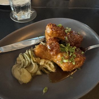 Butcher and the Brewer - Honey sticky chicken - New American Near Me - Cleveland, Ohio Butcher and the Brewer - Honey sticky chicken - New American Near Me - Cleveland, Ohio
