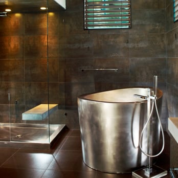 Diamond Spas - Stainless steel Japanese Tub and shower pan - Pool & Hot Tub Service Near Me - Frederick, Colorado