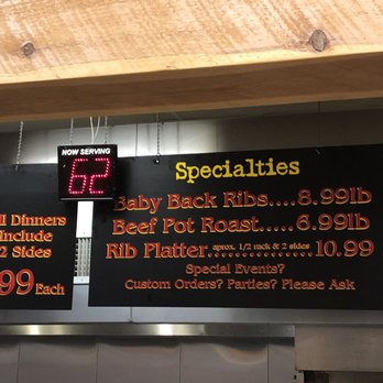 Byler’s BBQ - a menu for the restaurant - Barbeque Near Me - New Castle, Delaware