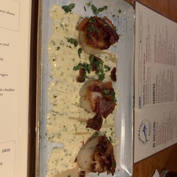 Bluewater Grill - Seared Scallops w/ Jalapeño Aioli - Seafood Near Me - Phoenix, Arizona Bluewater Grill - Seared Scallops w/ Jalapeño Aioli - Seafood Near Me - Phoenix, Arizona