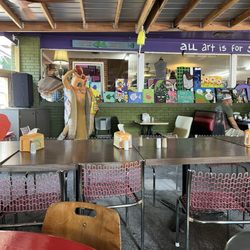 Seating outside
