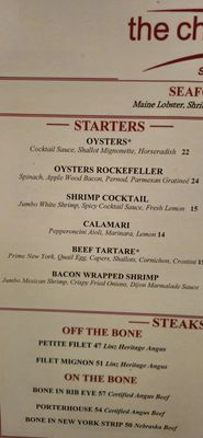 Menu photo 8 The Charcoal Room Las Vegas, NV Menu photo 8 The Charcoal Room Las Vegas, NV